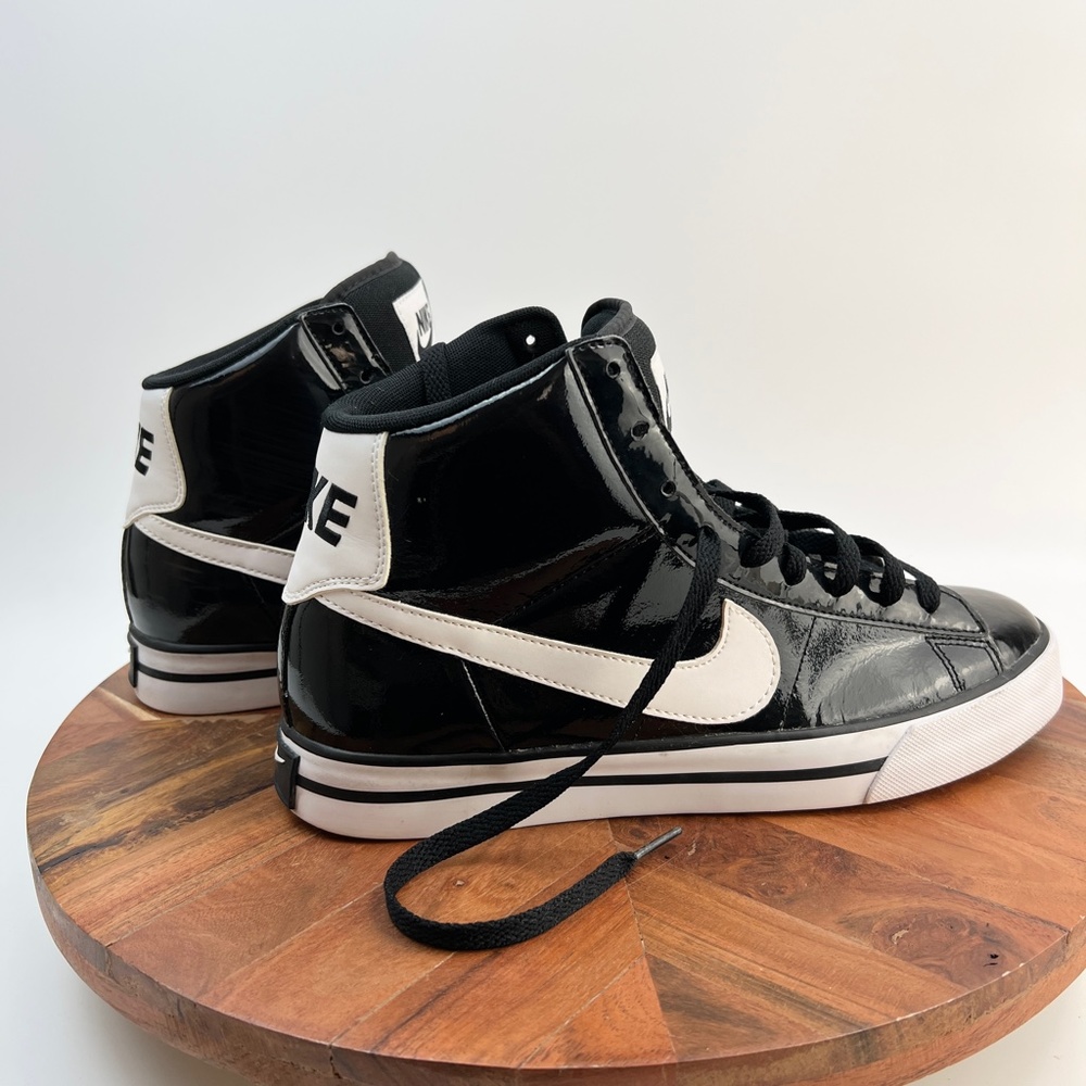 Nike Sweet Classic Mid Sneaker Patent Leather Women's Size 10